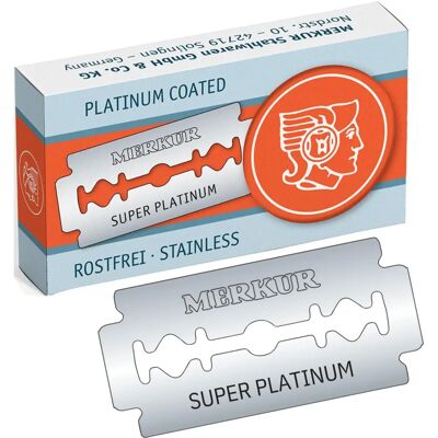 Lâminas de Barba Merkur 910 Super Platinum - Lâminas Lâminas de Barba Merkur 910 Super Platinum - Lâminas