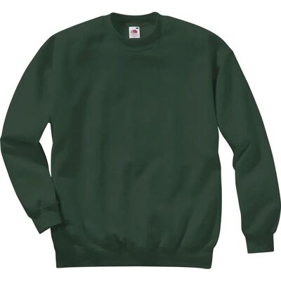 FRUIT OF THE LOOM Gr. S Tannengrün Sweatshirt - Sweatshirt FRUIT OF THE LOOM Gr. S Tannengrün Sweatshirt - Sweatshirt