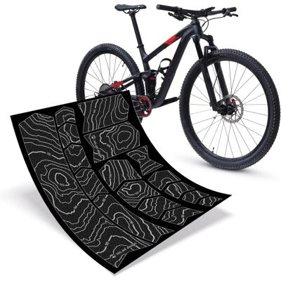 RIESEL DESIGN Hohenlinien Fietsframebescherming Kit - Beschermingsset voor fiets RIESEL DESIGN Hohenlinien Fietsframebescherming Kit - Beschermingsset voor fiets