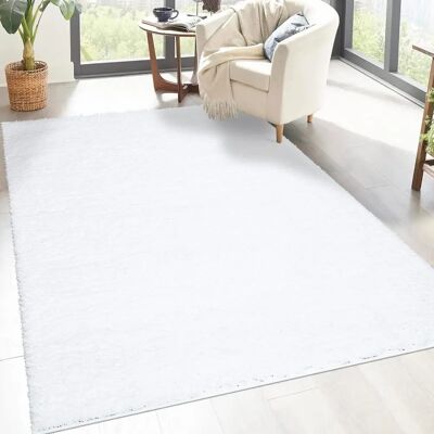 CARPET CITY City Shaggy - Hochflor Weiß Teppich CARPET CITY City Shaggy - Hochflor Weiß Teppich
