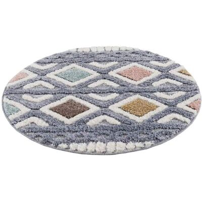 Carpet City Focus 3382 Multi runder Teppich 120 cm - Teppich Carpet City Focus 3382 Multi runder Teppich 120 cm - Teppich