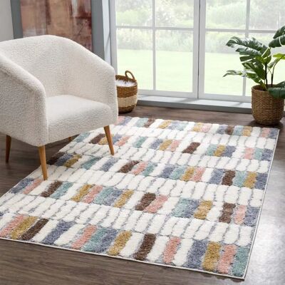 Carpet City Fokus 3032 Bunt Hochflor-Teppich - Teppich Carpet City Fokus 3032 Bunt Hochflor-Teppich - Teppich