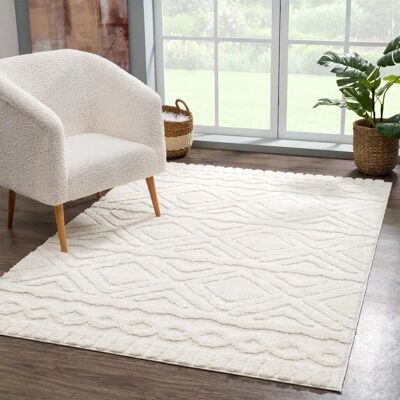 CARPET CITY Focus 3382 Boho-Style Beigeteppich - Teppich CARPET CITY Focus 3382 Boho-Style Beigeteppich - Teppich