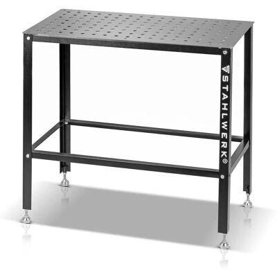 Tavolo di saldatura Stahlwerk - 500kg, piano 3mm, 91.5x46x90cm - D16 Tavolo di saldatura Stahlwerk - 500kg, piano 3mm, 91.5x46x90cm - D16