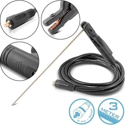STAHLWERK MMA Elektrodenhalter - 200A, 3m Kabel, Ergonomischer Griff STAHLWERK MMA Elektrodenhalter - 200A, 3m Kabel, Ergonomischer Griff