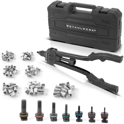Stahlwerk Blindnietzangen-Set - M3-M12, Ergonomisch, Robust Stahlwerk Blindnietzangen-Set - M3-M12, Ergonomisch, Robust