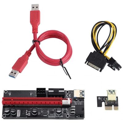 Kit de Risers PCIe Graugear - 4 Pièces, Accessoires Souris + Clavier, Noir - Kit Risers PCIe - Publicité Kit de Risers PCIe Graugear - 4 Pièces, Accessoires Souris + Clavier, Noir - Kit Risers PCIe - Publicité