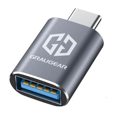 GrauGear USB-C auf USB-A Adapter - Daten & Video - 10 Gbps GrauGear USB-C auf USB-A Adapter - Daten & Video - 10 Gbps