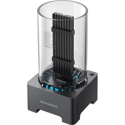 Estação de armazenamento Graugear G-M2DK-AC-10G - M.2 NVMe/NGFF PCIe, USB 3.2, Preto Estação de armazenamento Graugear G-M2DK-AC-10G - M.2 NVMe/NGFF PCIe, USB 3.2, Preto