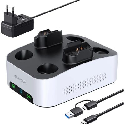 Graugear G-3506-CG-4TB Externes Festplattengehäuse mit Ladestation - Externes Festplattengehäuse Graugear G-3506-CG-4TB Externes Festplattengehäuse mit Ladestation - Externes Festplattengehäuse