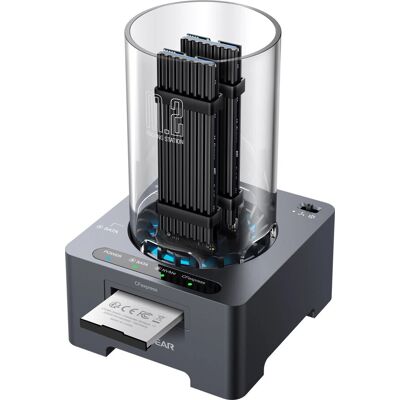GRAUGEAR G-M2DK-CR-10G Speicherstation - NVMe, NGFF, CFexpress GRAUGEAR G-M2DK-CR-10G Speicherstation - NVMe, NGFF, CFexpress