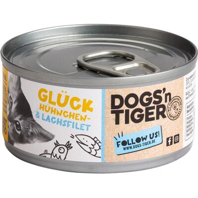 Dogs'n Tiger Filet dla Kotów - Mokra Karma - Kurczak, Tuńczyk, Łosoś - 12/24 x 70g Dogs'n Tiger Filet dla Kotów - Mokra Karma - Kurczak, Tuńczyk, Łosoś - 12/24 x 70g