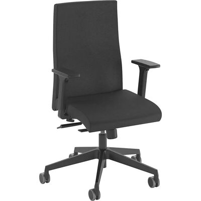 Chaise de Bureau Dauphin - Noire - Rétro réglable, Mécanisme synchronisé - Publicité Chaise de Bureau Dauphin - Noire - Rétro réglable, Mécanisme synchronisé - Publicité