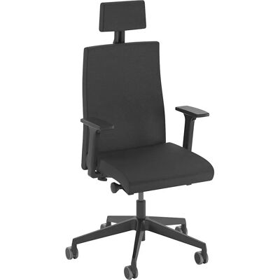 Silla de oficina Dauphin - Ergonómica con reposacabezas ajustable - 125kg soporta Silla de oficina Dauphin - Ergonómica con reposacabezas ajustable - 125kg soporta