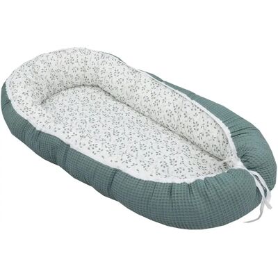 Ullenboom Babyschlafpositionierer - Baumwolle, Grün, 55x95cm - Babyschlafhilfe Ullenboom Babyschlafpositionierer - Baumwolle, Grün, 55x95cm - Babyschlafhilfe