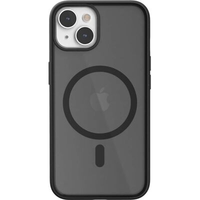 Coque transparente MagSafe pour iPhone 14 de Woodcessories - Noir, Translucide Coque transparente MagSafe pour iPhone 14 de Woodcessories - Noir, Translucide