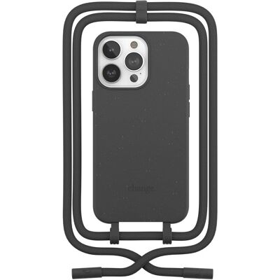 Woodcessories Change Case iPhone 14 Pro - Vegan, Biodégradable, Noir - Publicité Woodcessories Change Case iPhone 14 Pro - Vegan, Biodégradable, Noir - Publicité