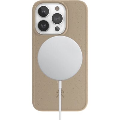 Coque Bio Case pour iPhone 14 Pro - Taupe - Étui téléphone - Publicité Coque Bio Case pour iPhone 14 Pro - Taupe - Étui téléphone - Publicité