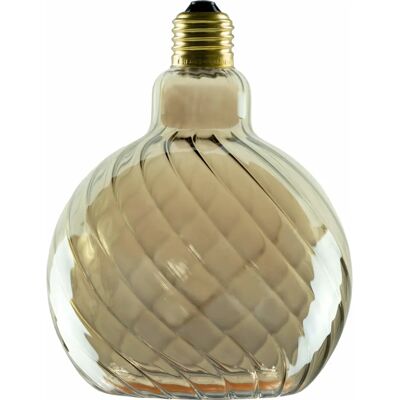 Segula LED-pære 125 Twist Smokey Grey - Flytende Globe LED 125 Twist Segula LED-pære 125 Twist Smokey Grey - Flytende Globe LED 125 Twist