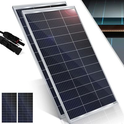 KESSER Pannello Solare Monocristallino 18V - Resistente ed Efficiente KESSER Pannello Solare Monocristallino 18V - Resistente ed Efficiente
