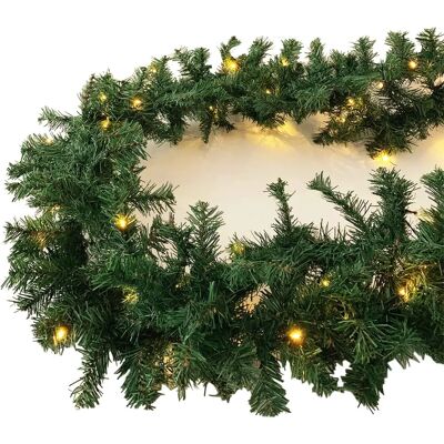 Mojawo - LED Tannengirlande 270cm - 270 cm - 35 LEDs warmweiß - LED garland Mojawo - LED Tannengirlande 270cm - 270 cm - 35 LEDs warmweiß - LED garland