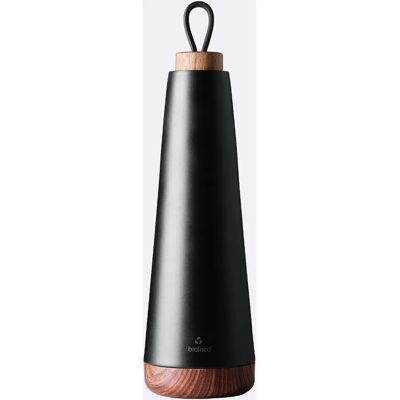 BioLoco BEL600 Vakuumflasche - 1,1L Schwarz, Holz BioLoco BEL600 Vakuumflasche - 1,1L Schwarz, Holz