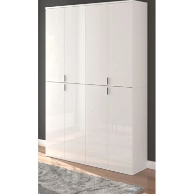 Inn.Furn Weiß Hochglanz SystemX Kleiderschrank - Mehrzweckschrank Inn.Furn Weiß Hochglanz SystemX Kleiderschrank - Mehrzweckschrank