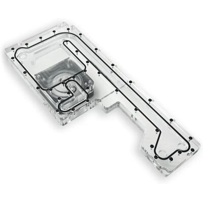 Fractal Design North D4 Distroplate - Acryl - Elegante transparente Acrylplatte, 16 mm Höhe, Pumpen kompatibel Fractal Design North D4 Distroplate - Acryl - Elegante transparente Acrylplatte, 16 mm Höhe, Pumpen kompatibel
