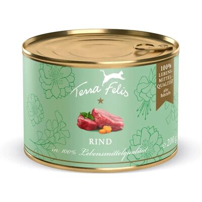 Terra Felis Rind 12 x 200 g Nourriture pour chats - Publicité Terra Felis Rind 12 x 200 g Nourriture pour chats - Publicité