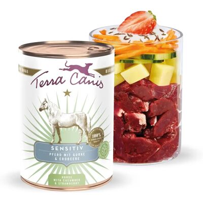 Pack de nourriture pour chiens Terra Canis Sensitive - Hypoallergénique, Sans céréales - Publicité Pack de nourriture pour chiens Terra Canis Sensitive - Hypoallergénique, Sans céréales - Publicité