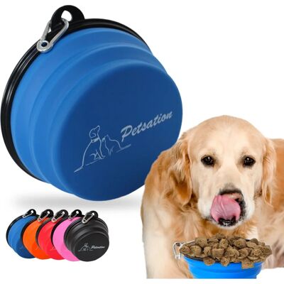PETSATION Bol de Voyage - Bleu 0,35L - Bol de Voyage - Publicité PETSATION Bol de Voyage - Bleu 0,35L - Bol de Voyage - Publicité