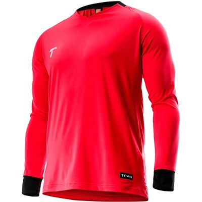 Maglietta da Calcio Rossa Goleiro T1TAN - Abbigliamento Sportivo Maglietta da Calcio Rossa Goleiro T1TAN - Abbigliamento Sportivo