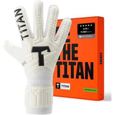 T1TAN - Classic 1.0 Junior - Weiß - Größe 5 - Torwart-Handschuhe T1TAN - Classic 1.0 Junior - Weiß - Größe 5 - Torwart-Handschuhe