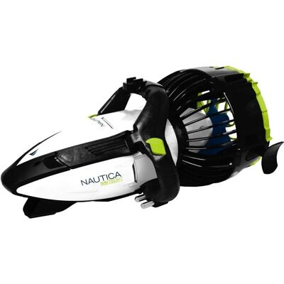 Scooter Sous-Marin Nautica Navtech 2 - 3 Vitesses, 40m Profondeur - Publicité Scooter Sous-Marin Nautica Navtech 2 - 3 Vitesses, 40m Profondeur - Publicité