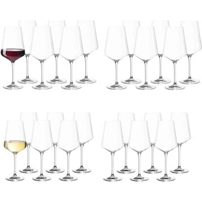 Leonardo Puccini Rotwein- & Weißweingläser - 24-tlg. Set - Transparent Leonardo Puccini Rotwein- & Weißweingläser - 24-tlg. Set - Transparent