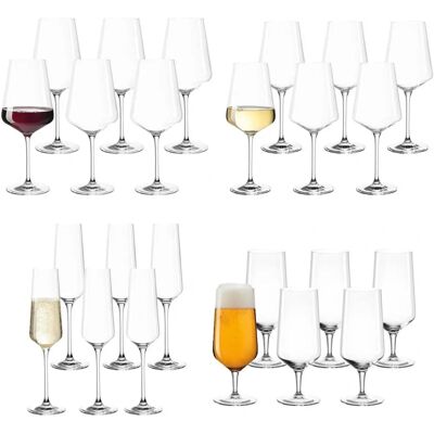 Leonardo Gläserset Puccini - 24 Stück - Transparent Leonardo Gläserset Puccini - 24 Stück - Transparent
