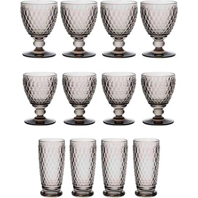 Villeroy & Boch - Boston Coloured - Grau - Wine & Longdrink Glasses Villeroy & Boch - Boston Coloured - Grau - Wine & Longdrink Glasses