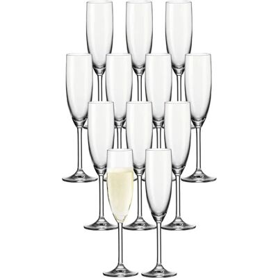Leonardo Sektglas DAILY - 200 ml, 12er Set, Transparent Leonardo Sektglas DAILY - 200 ml, 12er Set, Transparent