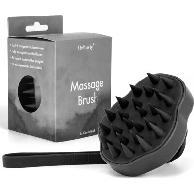 Bellody Kopfhautmassagebürste - Weiche Borsten - Recyceltes Material - Magnetischer Halter - Tägliche Anwendung Bellody Kopfhautmassagebürste - Weiche Borsten - Recyceltes Material - Magnetischer Halter - Tägliche Anwendung