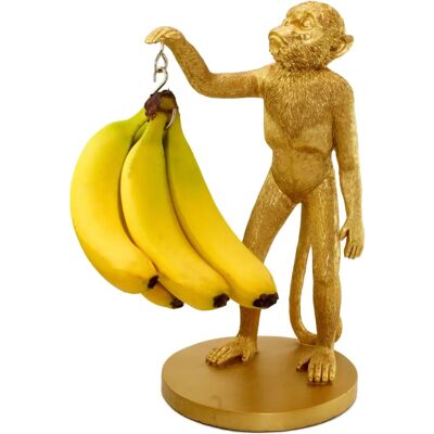 Winkee Affe Bananenhalter - Obsthalter - Gold Winkee Affe Bananenhalter - Obsthalter - Gold