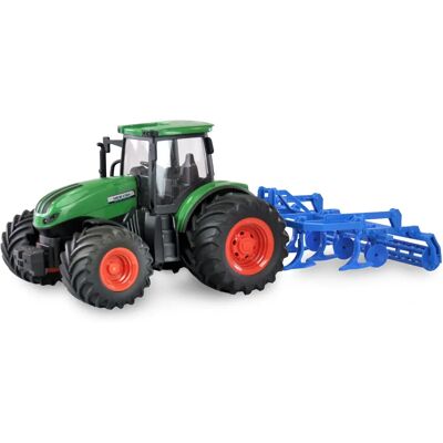 Amewi RC Traktor 1:24 z Kultivátorem - Elektryczny & Światła Amewi RC Traktor 1:24 z Kultivátorem - Elektryczny & Światła