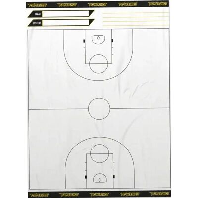POWERSHOT Taktisches Board-Set - Basketballfeldgestaltung für Wände/Türen POWERSHOT Taktisches Board-Set - Basketballfeldgestaltung für Wände/Türen