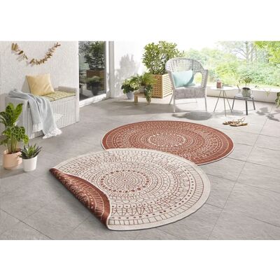 NORTHRUGS Porto Wendeteppich - Rund, Beidseitig, UV-beständig NORTHRUGS Porto Wendeteppich - Rund, Beidseitig, UV-beständig