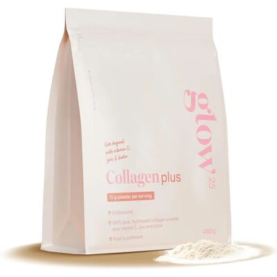 Glow25 - Kollagen Pulver Plus - 450 g - Collagen Powder Glow25 - Kollagen Pulver Plus - 450 g - Collagen Powder