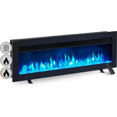 Balderia Agnes 40" Elektrische Kamin - 3D Flammeneffekt, Verstellbar, Wand & Einbau Balderia Agnes 40" Elektrische Kamin - 3D Flammeneffekt, Verstellbar, Wand & Einbau