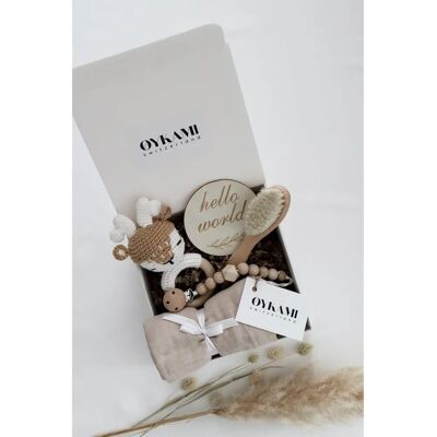 OYKAMI - Bora Bora - Beige - Holz - Baby Gift Set OYKAMI - Bora Bora - Beige - Holz - Baby Gift Set