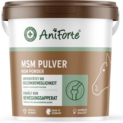 AniForte MSM Pulver für Pferde - Nahrungsergänzung AniForte MSM Pulver für Pferde - Nahrungsergänzung