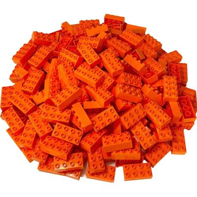 LEGO - Duplo 2x4 Brick - Orange - 40 Teile - Konstruktionsspielzeug LEGO - Duplo 2x4 Brick - Orange - 40 Teile - Konstruktionsspielzeug