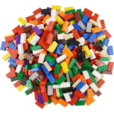 LEGO - 2x4 Gemischte Bausteine 2500 - 2x4 - Bausteine LEGO - 2x4 Gemischte Bausteine 2500 - 2x4 - Bausteine