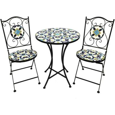Mojawo - MosaikGarden3pc - Mosaik - Gartenmöbel Set Mojawo - MosaikGarden3pc - Mosaik - Gartenmöbel Set